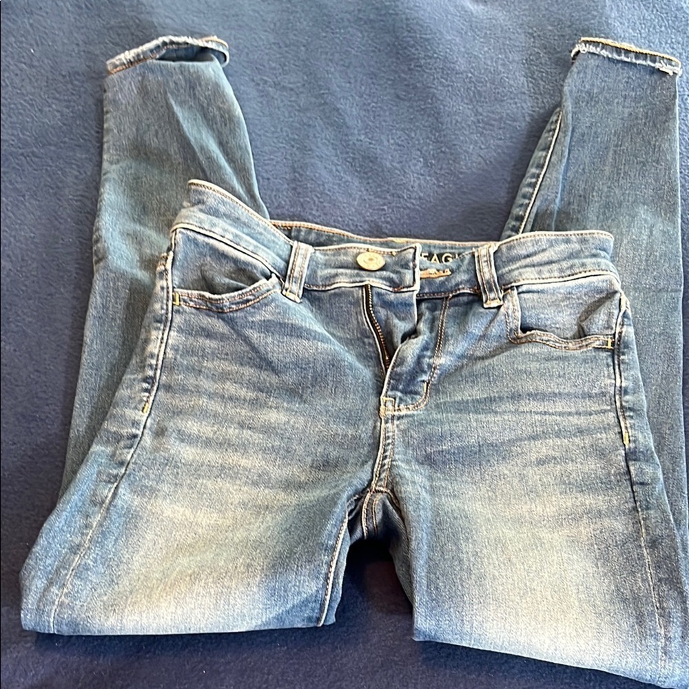 American Eagle stretch skinnys.